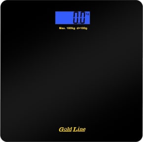 משקל אדם גולד ליין דגם ATL8610 זכוכית שחורה